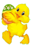 Gif animé Pâques canard